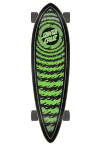 Flame Ringed Dot Pintail Cruiser black-green Rueckenansicht