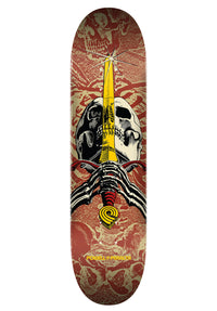 Skull & Sword Birch Mini khaki-burgundy Vorderansicht