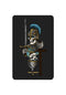 Dan Corrigan Chess Skulls Sticker clear Vorderansicht