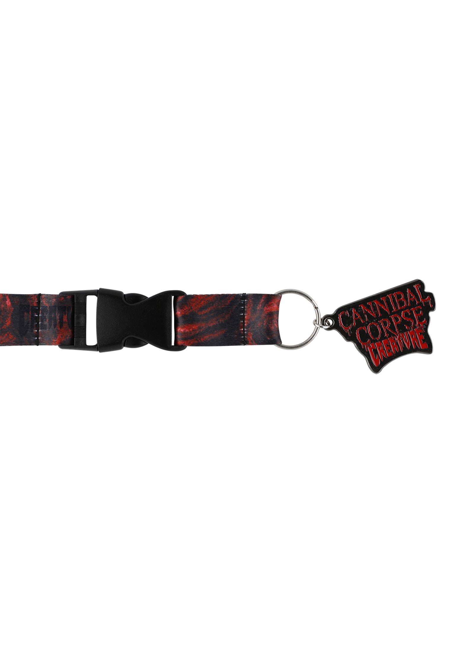 x Cannibal Corpse Key Chain Lanyard red-black Vorderansicht