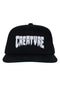 Mono Logo 5-Panel Structured Snapback black Vorderansicht