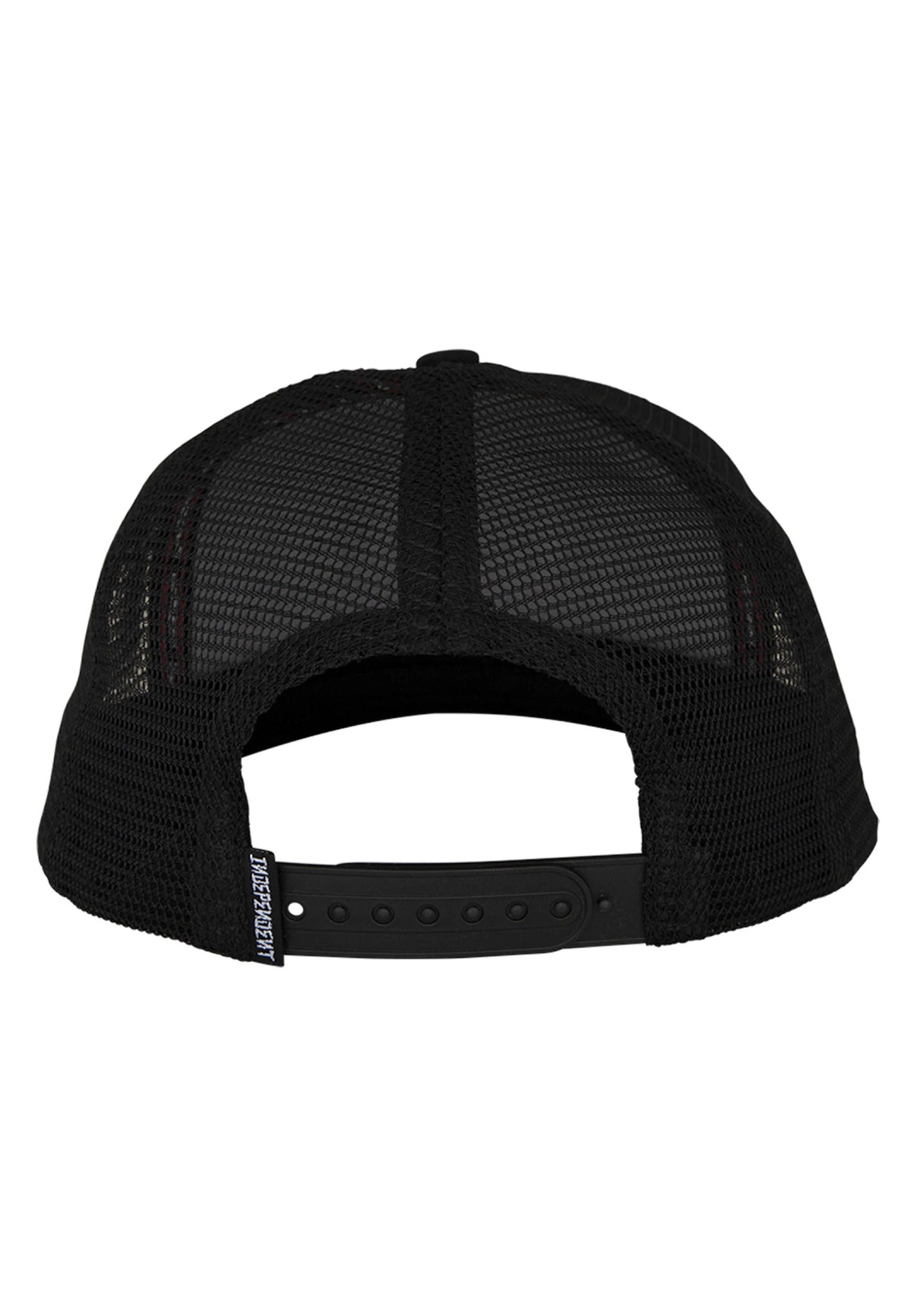 Dressen Skull Rose 5-Panel High Structured Snapbac black Rueckenansicht