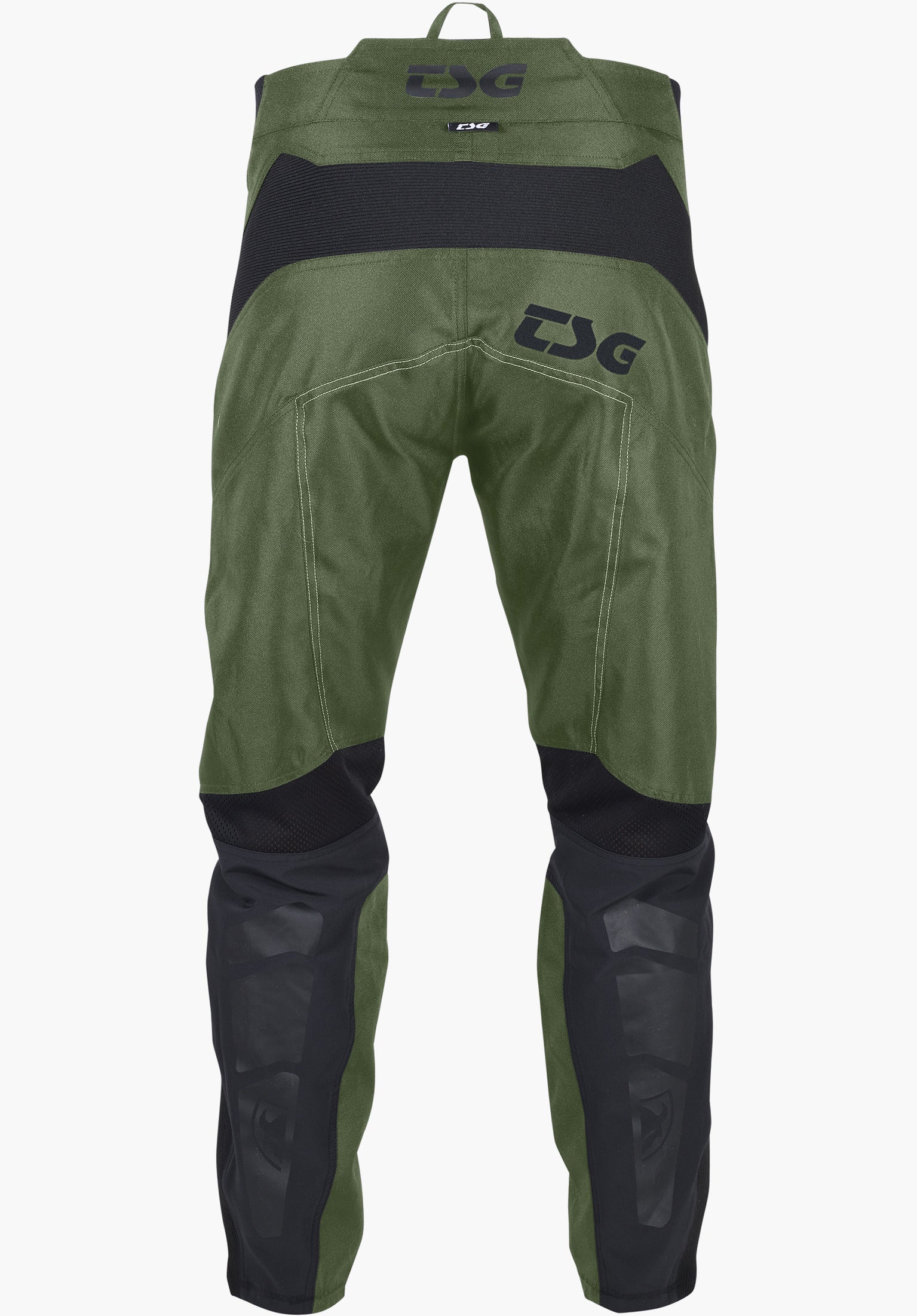 Trailz DH Pants 2.0 olivine Rueckenansicht