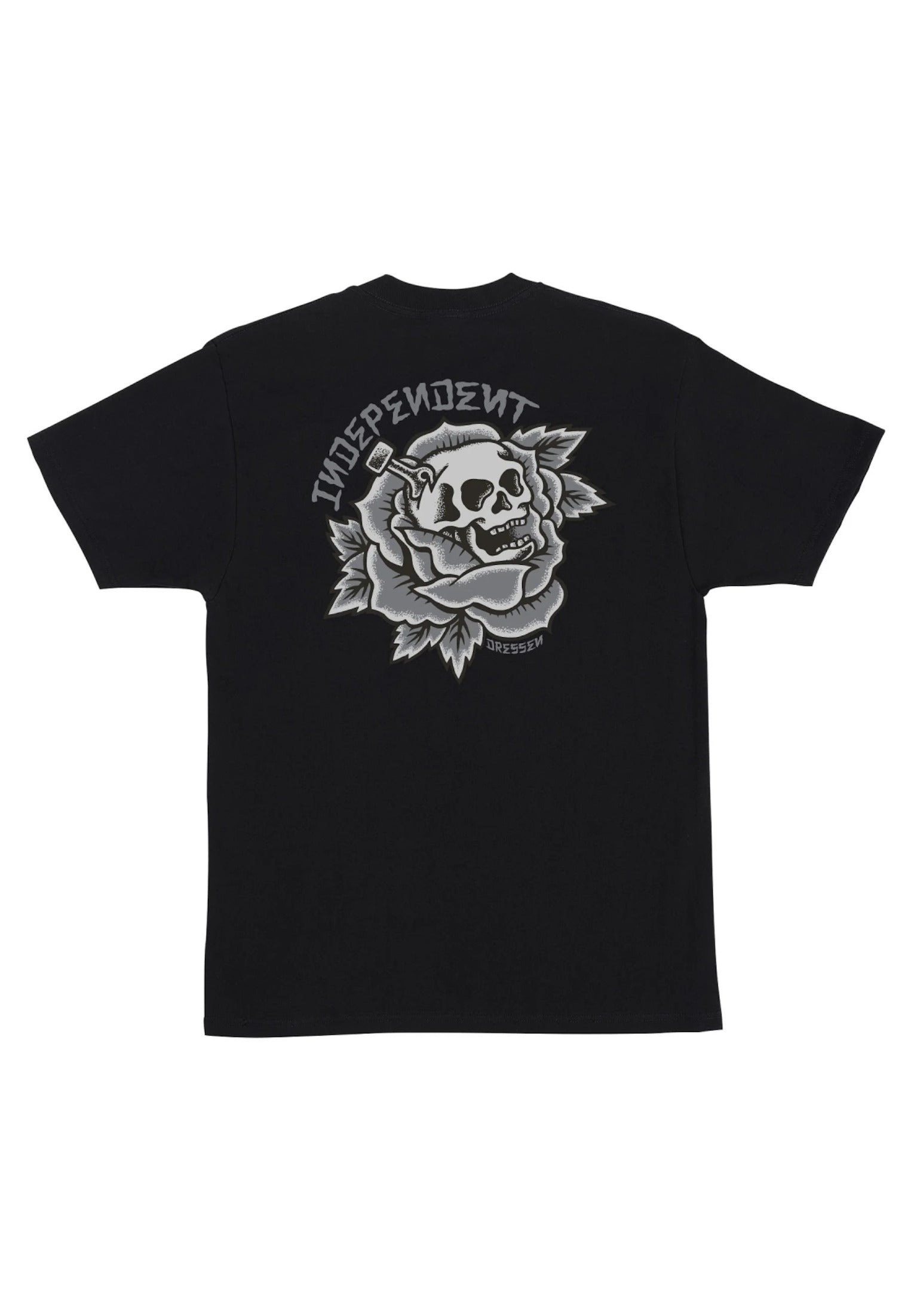 Dressen Skull Rose Heavyweight black Vorderansicht