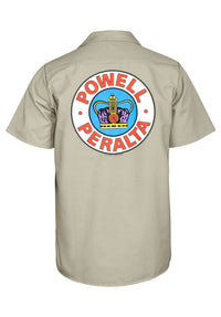 Supreme Work Shirt khaki Vorderansicht