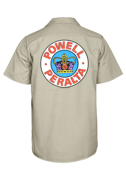 Supreme Work Shirt khaki Vorderansicht