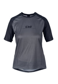 Waft Jersey Woman black-coal Vorderansicht