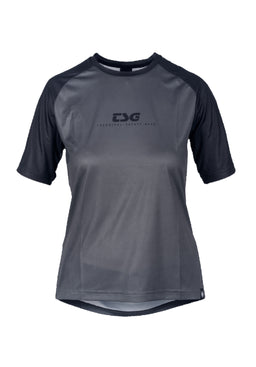 Waft Jersey Woman black-coal Vorderansicht