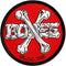 Cross Bones 3.5 Patch red Vorderansicht