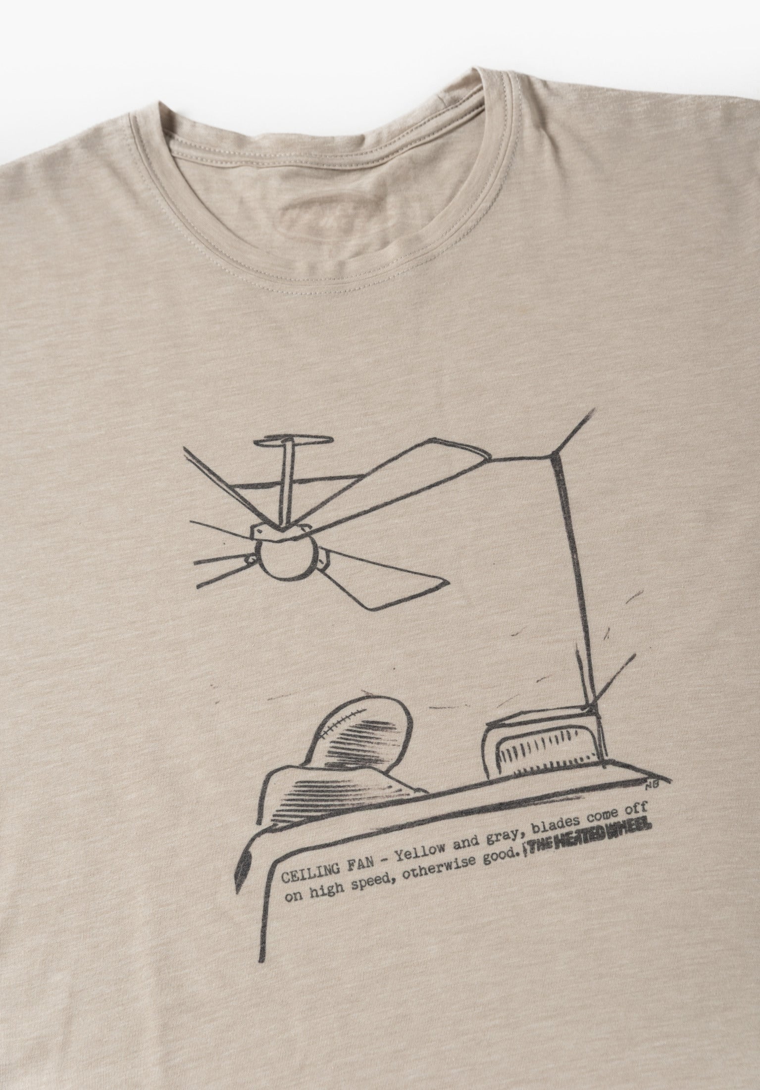 Fan For Sale silver Rueckenansicht