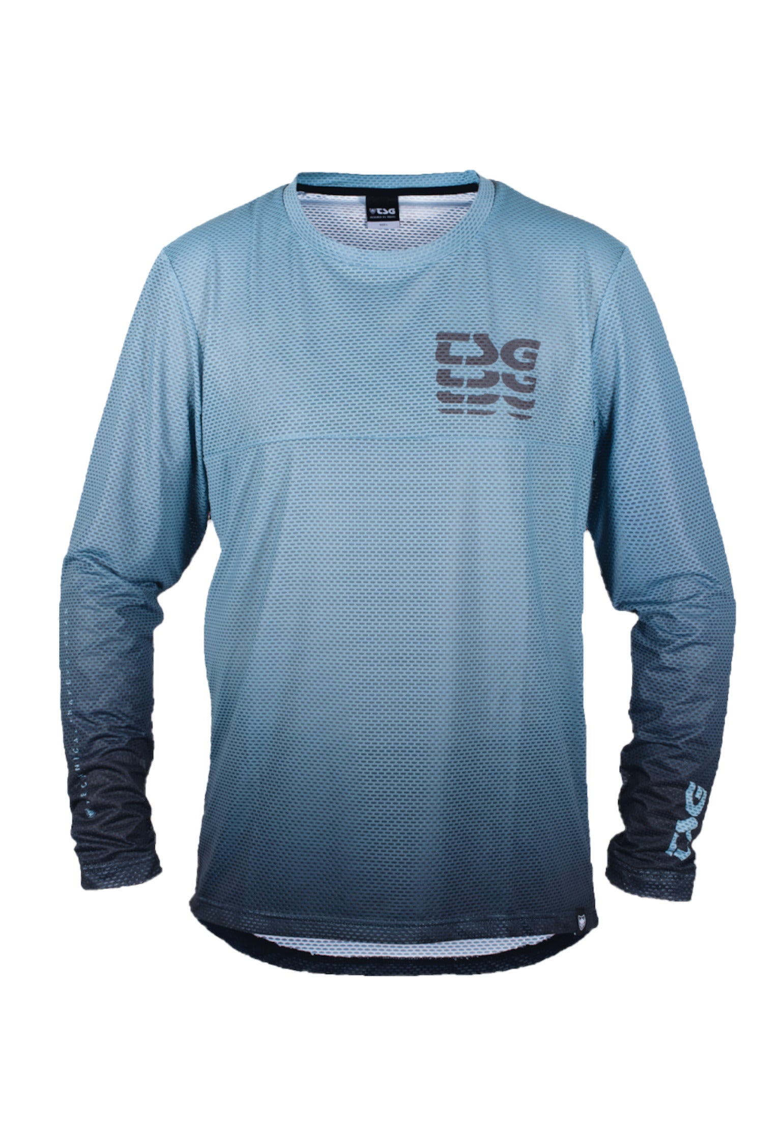 Grip Jersey steel blue fade Vorderansicht
