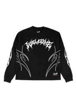 Scrub Mesh Racing Jersey black Vorderansicht