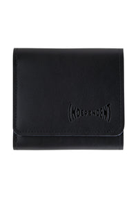 Span Tri-Fold Leather black Vorderansicht