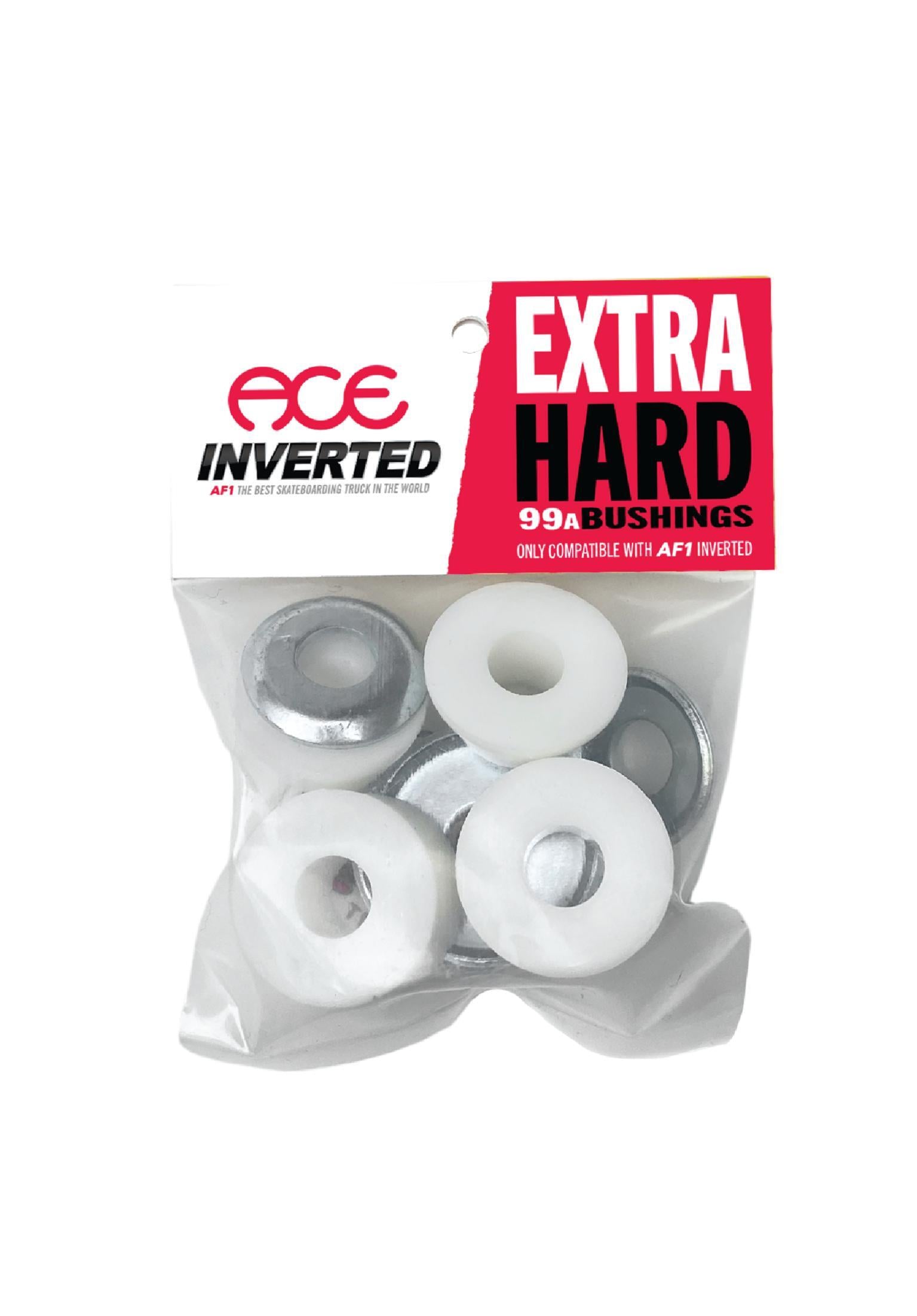 Inverted Bushings Extra Hard 99A white Vorderansicht