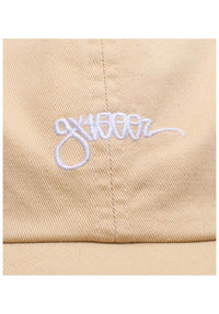 Tag 6-Panel Polo Snapback khaki-washed Rueckenansicht
