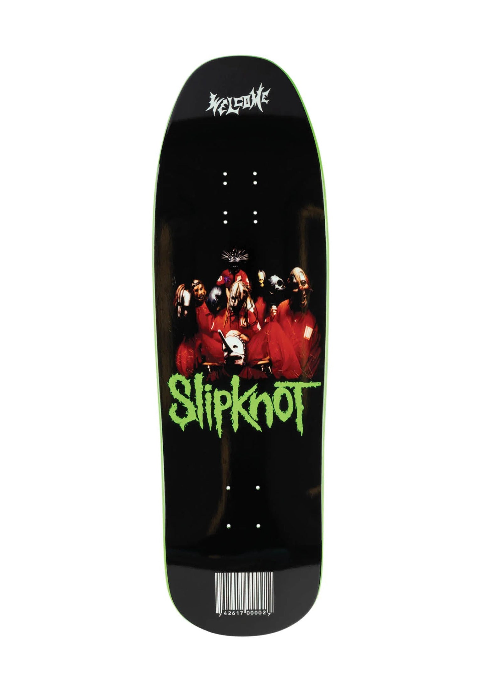 x Slipknot Self-Titled on Gaia black/ green dip Vorderansicht