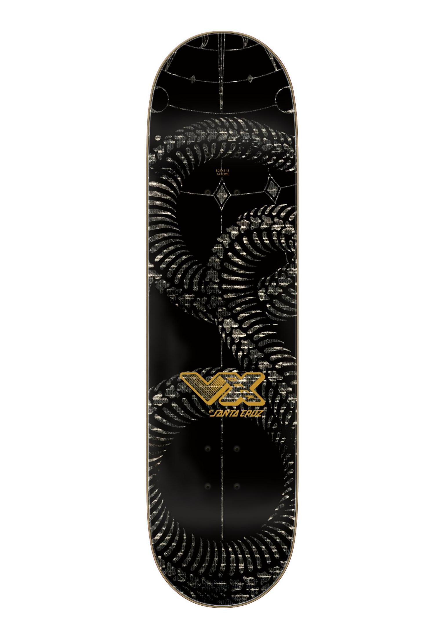 McCoy Snakes VX black-gold Rueckenansicht