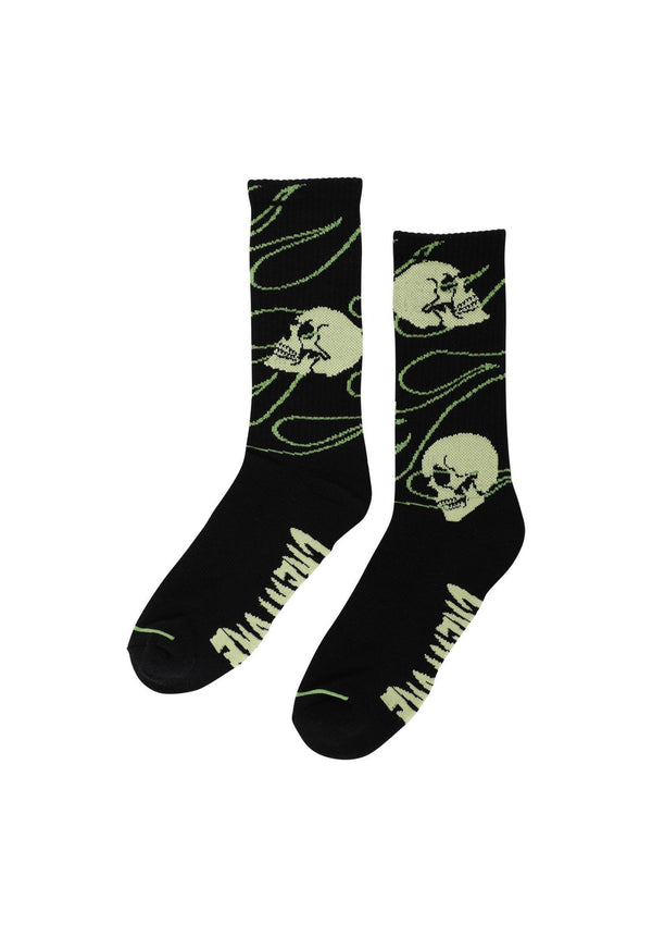 Spiral Skull Crew black Vorderansicht