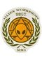 AWOL Sticker orange Vorderansicht