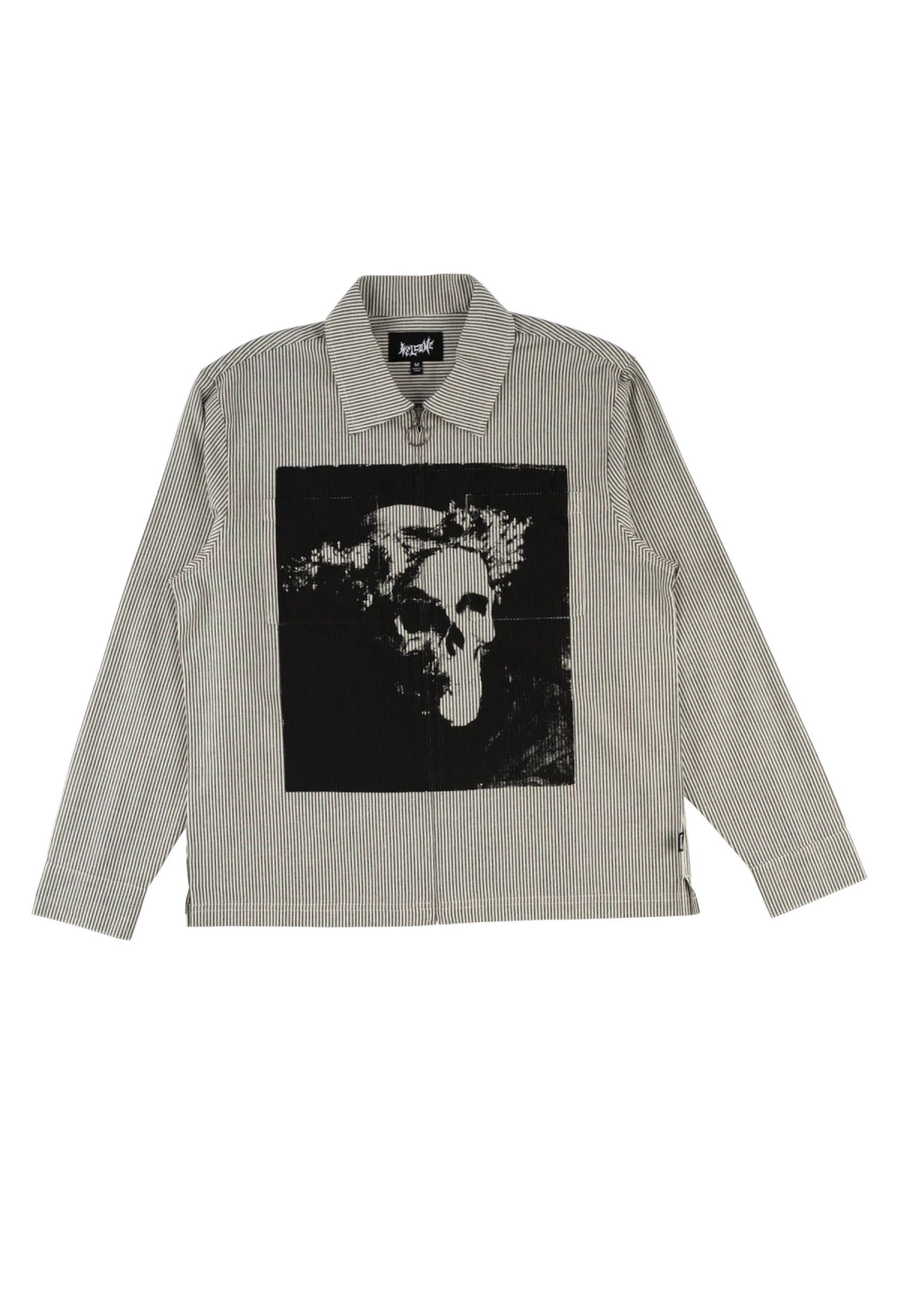 Crowned Printed Oxford black Vorderansicht