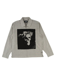 Crowned Printed Oxford black Vorderansicht