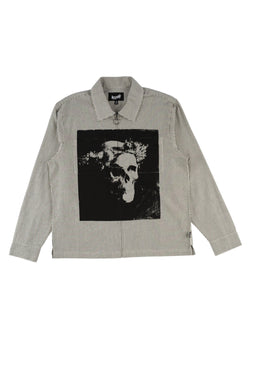 Crowned Printed Oxford black Vorderansicht