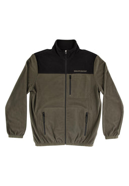 BTG Fleece Jacket army-black Vorderansicht