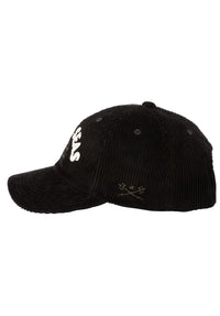 Fisher Corduroy 6-Panel Unstructured black Closeup1