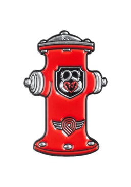 Andy Anderson Hydrant Lapel Pin red Vorderansicht