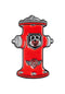 Andy Anderson Hydrant Lapel Pin red Vorderansicht