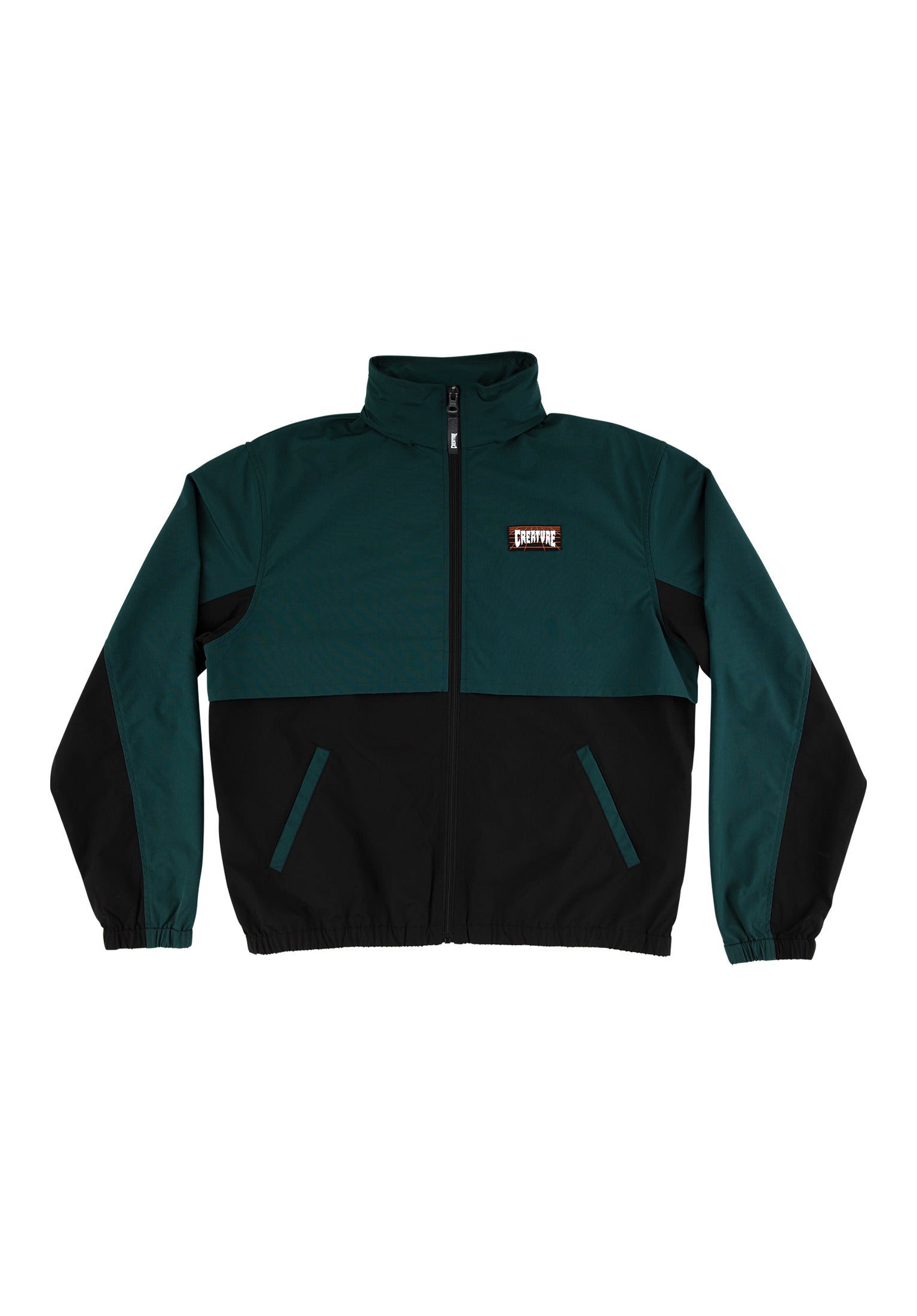 Lost At Sea Packable Windbreaker black-green Vorderansicht