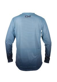 Grip Jersey steel blue fade Rueckenansicht