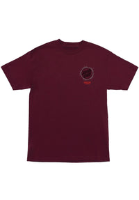 X Stranger Things Hellfire Pit maroon Rueckenansicht