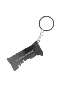 Hesher Flame Key Chain silver Rueckenansicht
