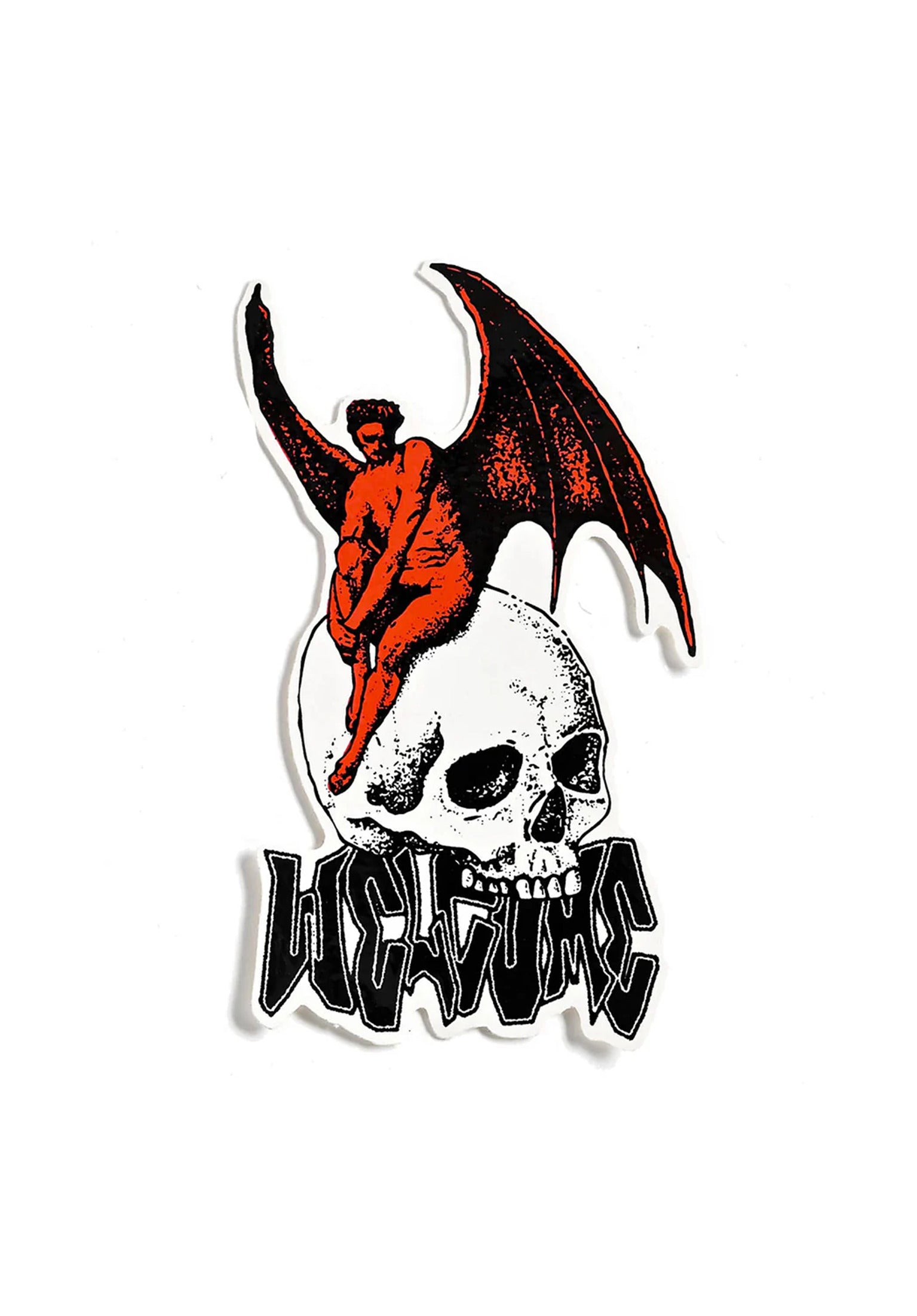 Nephilim 3 Wide Die-Cut Sticker black-red-white Vorderansicht