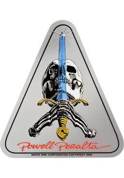 Skull & Sword Sticker no color Vorderansicht