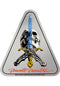 Skull & Sword Sticker no color Vorderansicht