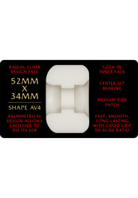 Dragons Nano Rat 93A AV4 Asymmetrical Medium Ride offwhite Rueckenansicht