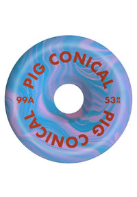 Conical Swirl 99A blue-pink Vorderansicht