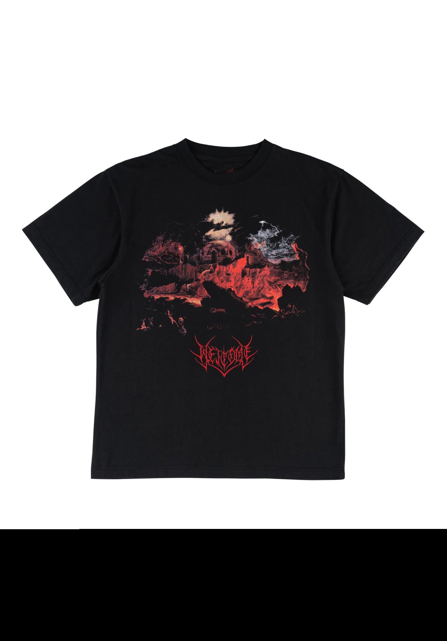 Aldous Printed black Vorderansicht