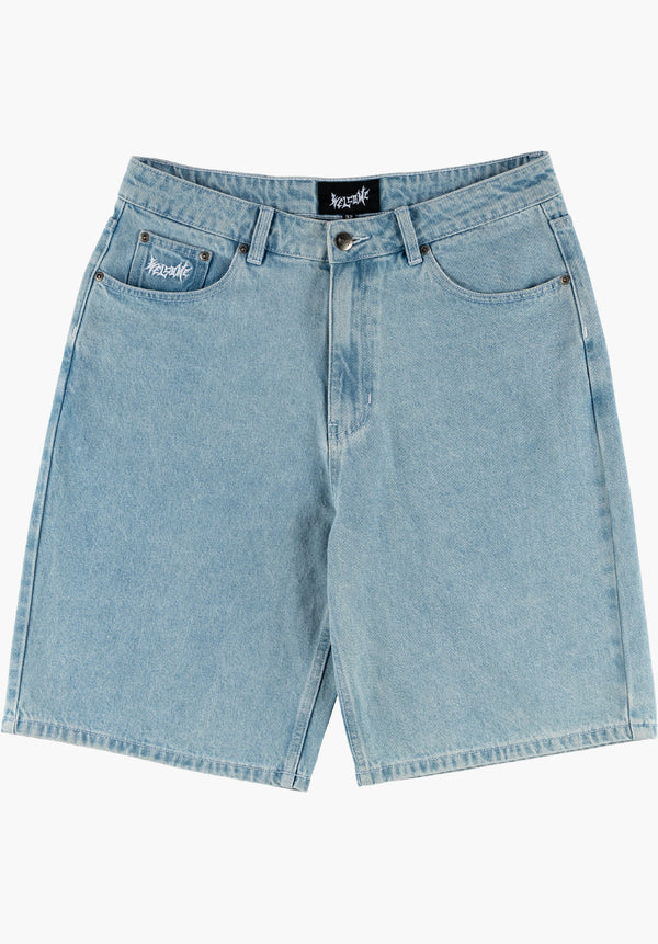 Linger Baggy Denim washed-blue Vorderansicht