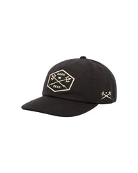 Everest 6-Panel Unstructured black Vorderansicht