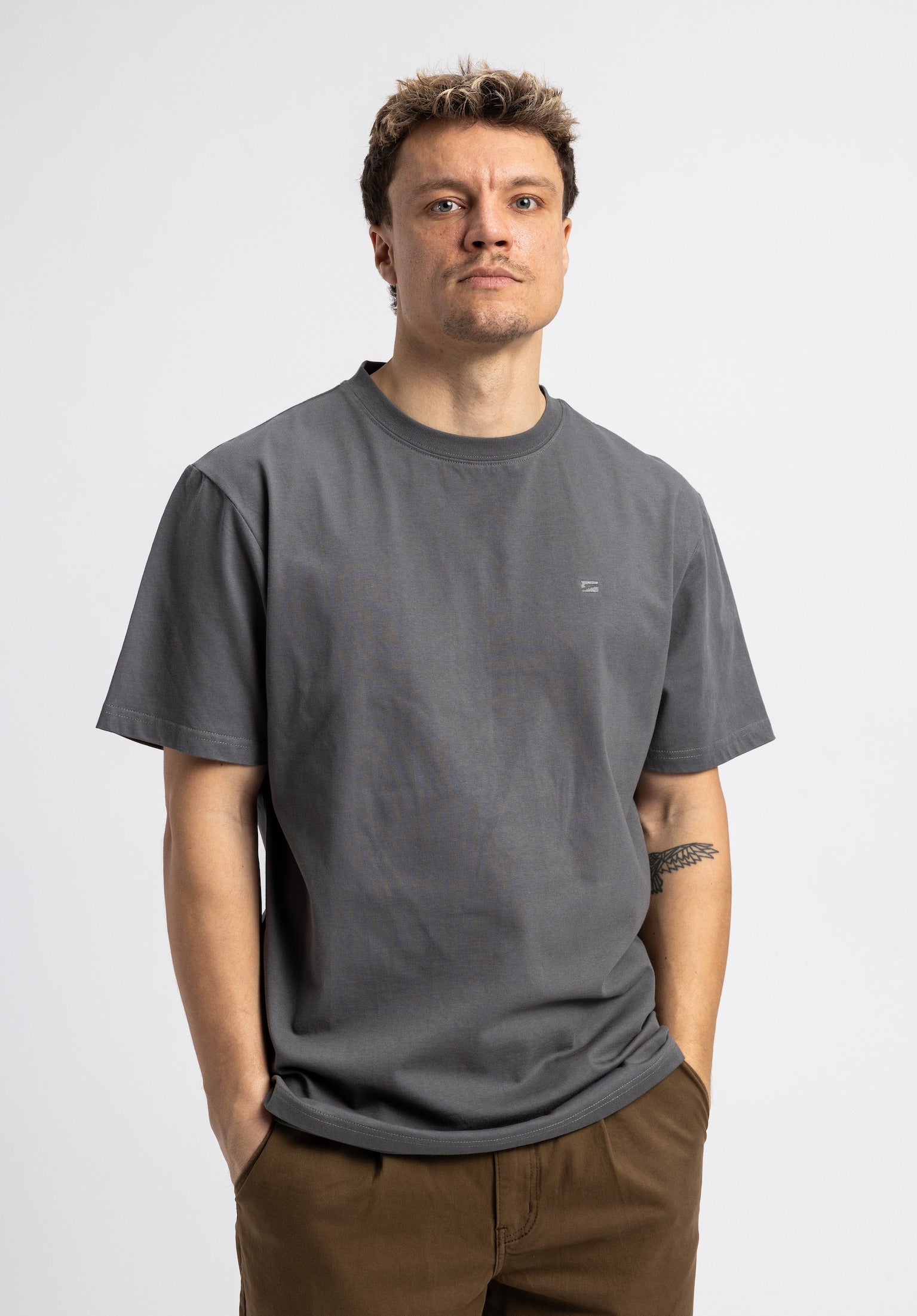 Easy Tee fogblue Vorderansicht