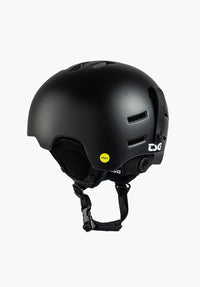 Vertice Mips Solid Color satin black Rueckenansicht