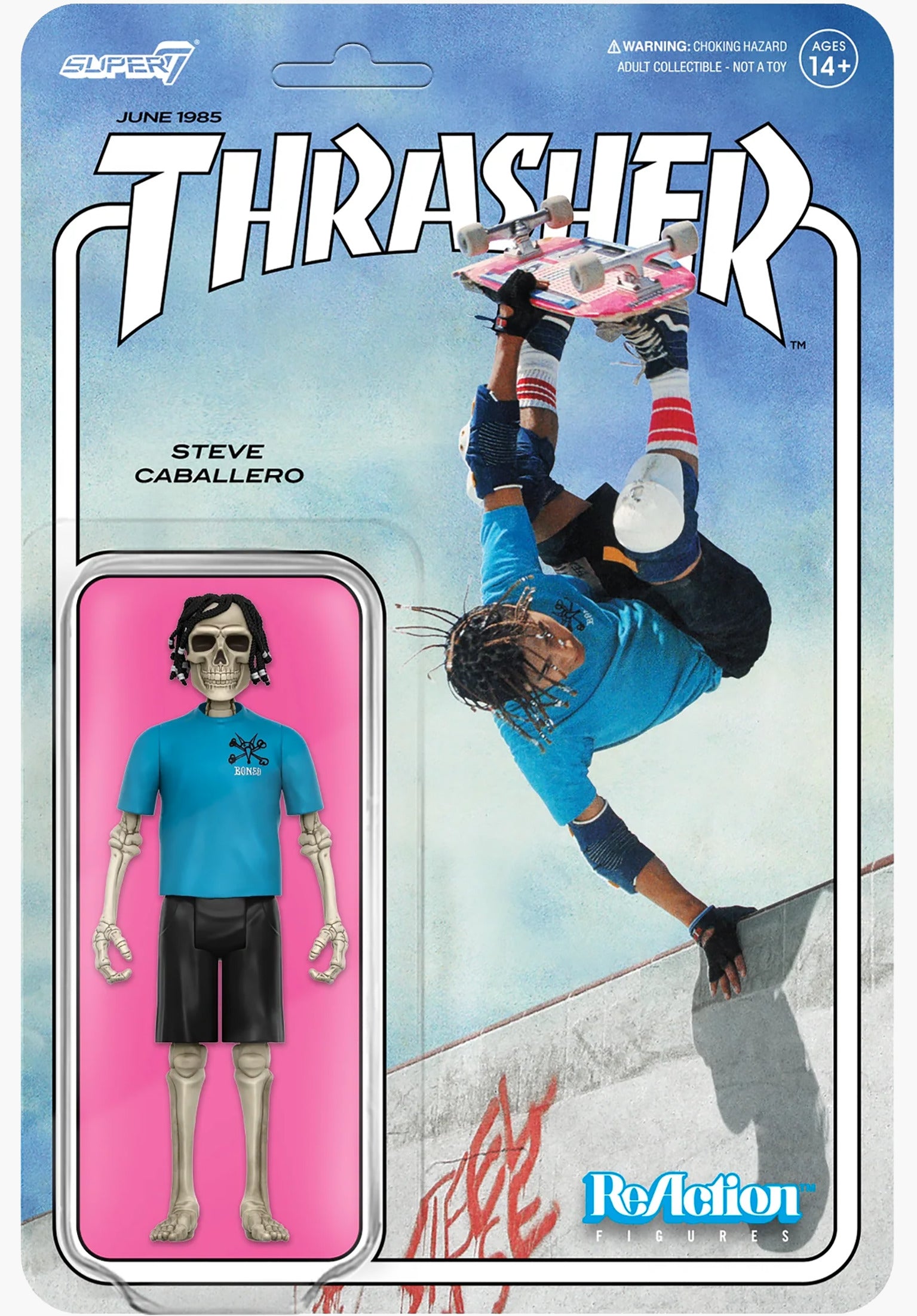Powell-Peralta ReAction Figure Steve Caballero Thr multicolored Vorderansicht