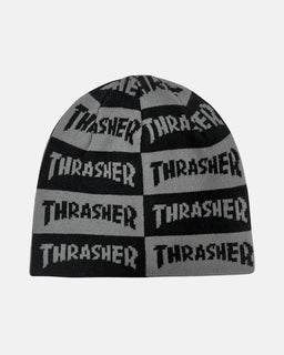 Mag Checkered Skully black-grey Vorderansicht