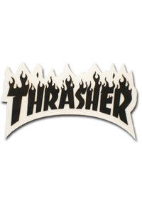 Flame Sticker Small 4 black Vorderansicht