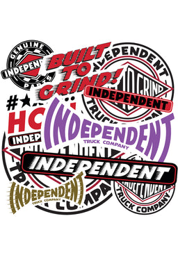 Pack of 10 Assorted Sticker multicolored Vorderansicht