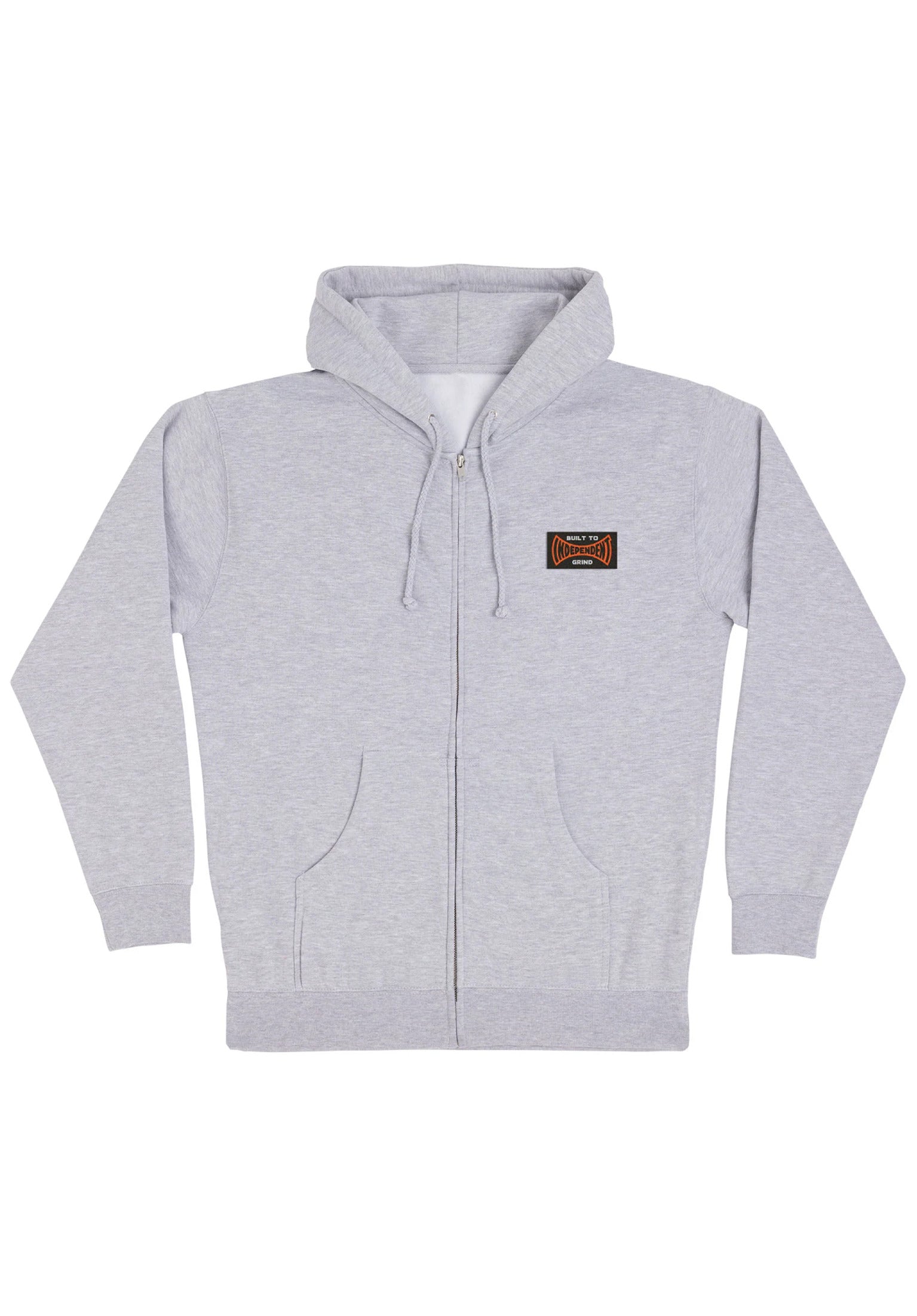 Built To Grind Span Heavyweight grey-heather Rueckenansicht