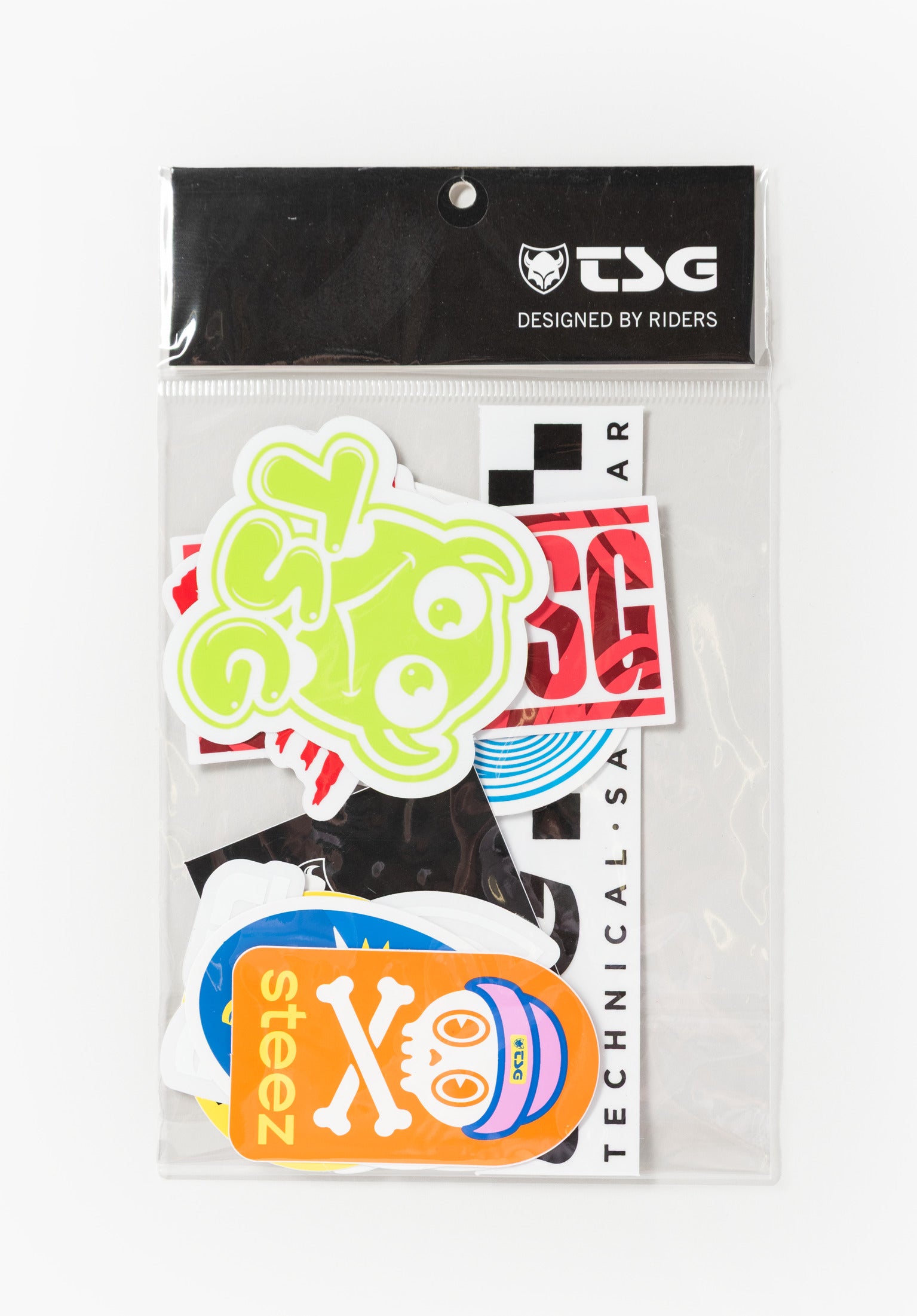 Stickerbag Pack of 12 multicolored Rueckenansicht